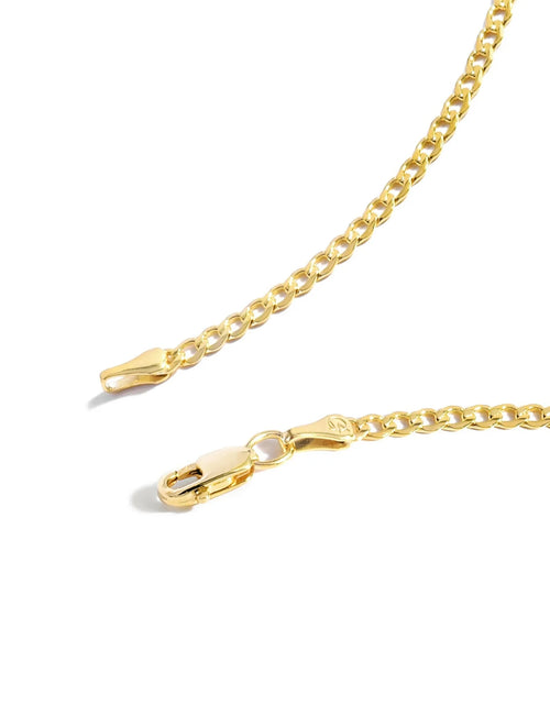 Load image into Gallery viewer, Gold Chain Necklace Collection - 14K Solid Yellow Gold Filled Miami Cuban Curb Link Chain Necklaces for Women and Men with Different Sizes (2.7Mm, 3.6Mm, 4.5Mm, or 5.5Mm)
