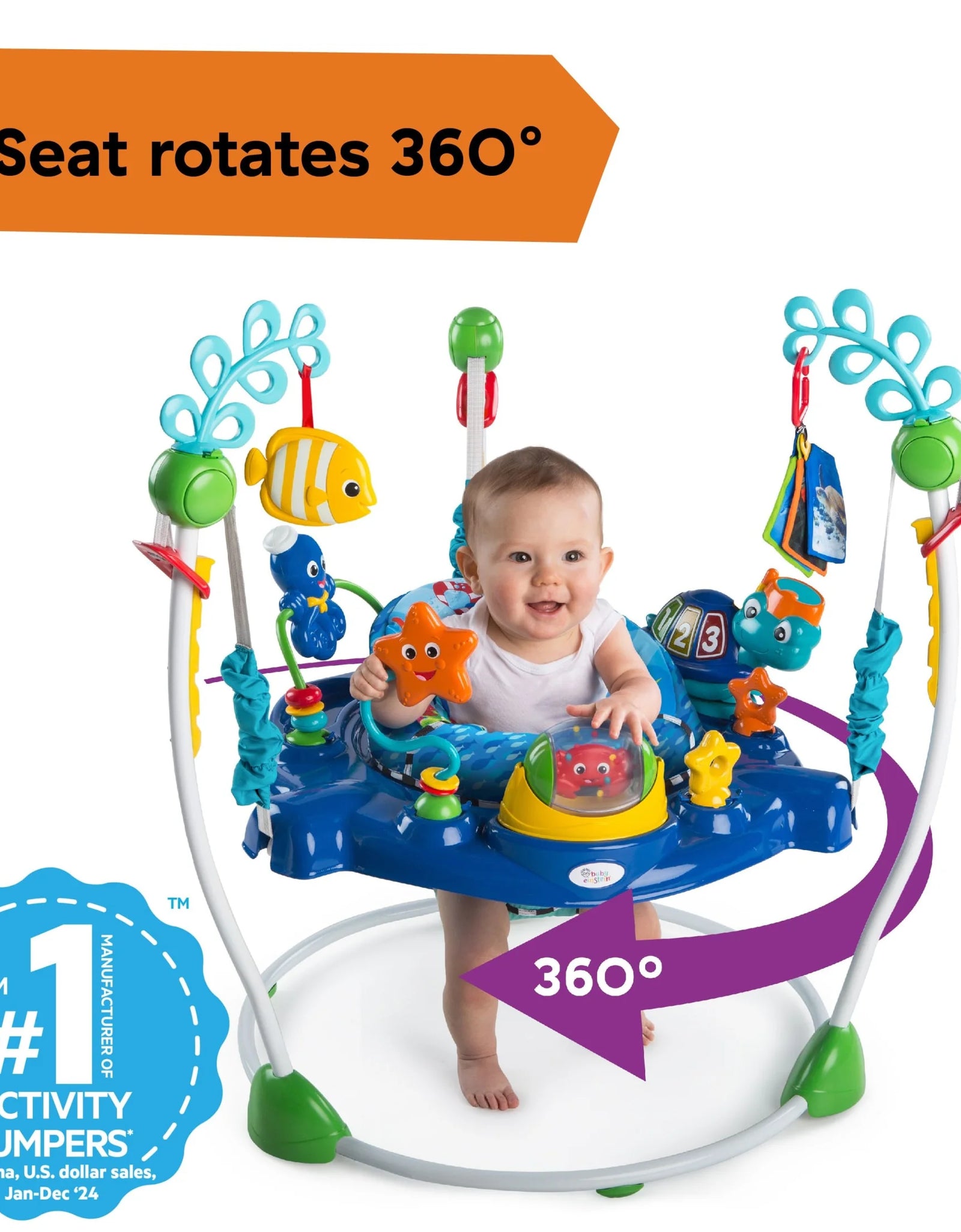 Neptune'S Ocean Discovery Activity Center Jumper, Ages 6 Months +