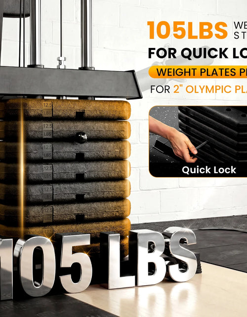 Load image into Gallery viewer, Multifunctional Home Gym System, Home Gym Station with 105LBS Weight Stack, All in One Workout Machine for Full Body Strength Training
