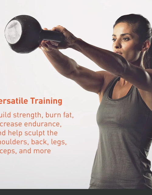 Load image into Gallery viewer, Cast Iron Kettlebell, 80 Lb. - Professional Weight Training Equipment for Home &amp; Gym Workouts

